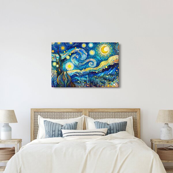 Slika – Mozaik zvjezdane noći (90x60 cm)