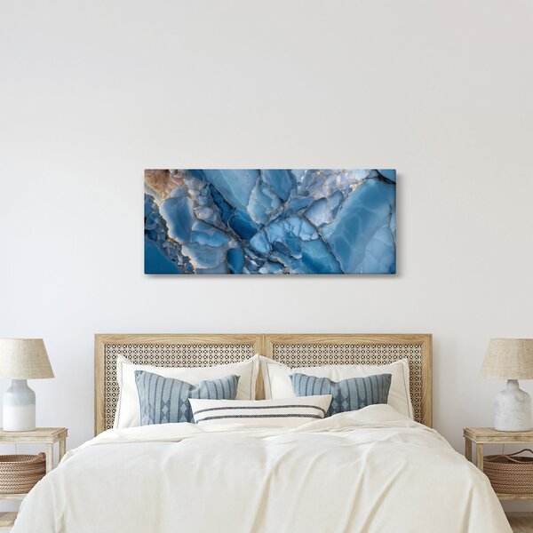 Slika - Plavi razvedeni mramor (120x50 cm)