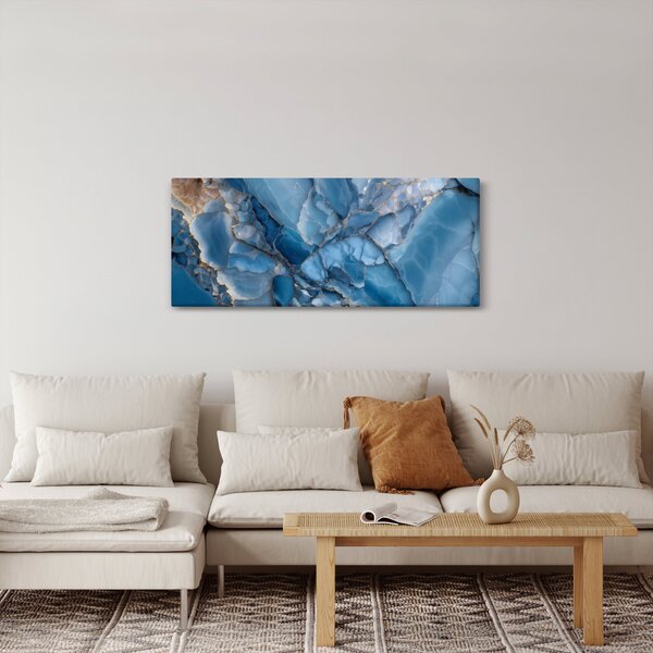Slika - Plavi razvedeni mramor (120x50 cm)