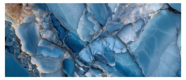 Slika - Plavi razvedeni mramor (120x50 cm)