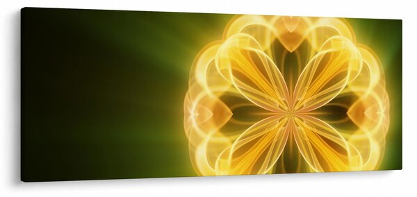 Slika žutog cvijeta (120x50 cm)