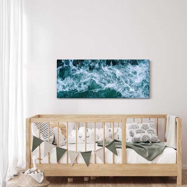 Slika - Oceanski valovi (120x50 cm)