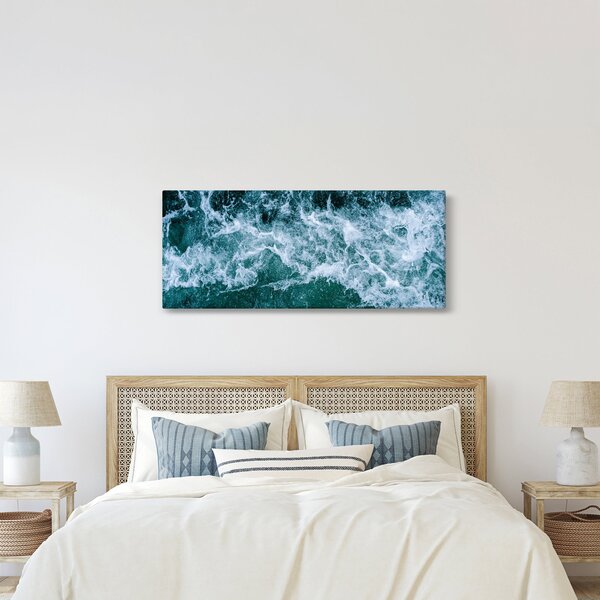 Slika - Oceanski valovi (120x50 cm)