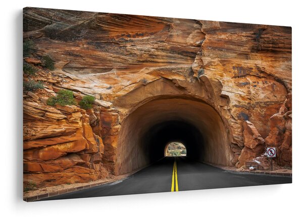 Slika - tunel u stijeni (90x60 cm)