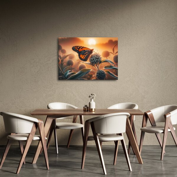 Slika – Leptir u zalazećem suncu (70x50 cm)