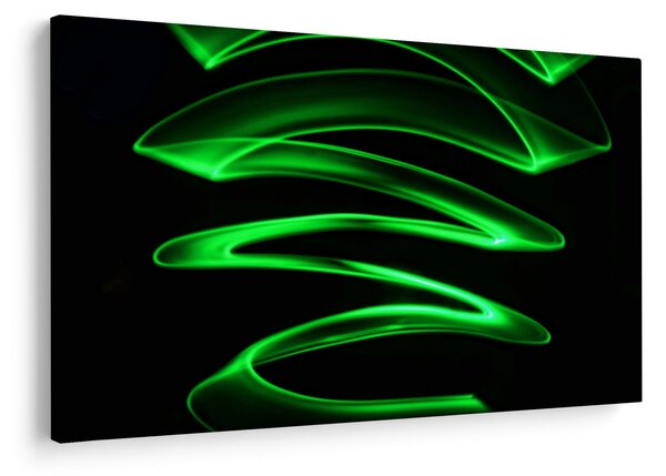 Slika - neonski valovi (90x60 cm)