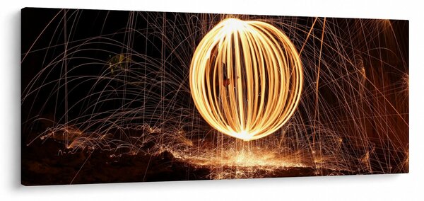 Slika svjetlosne kugle (120x50 cm)