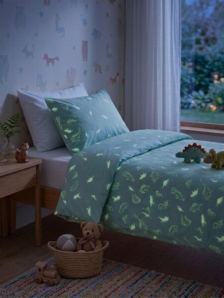 Sinsay - Set posteljine s fluorescentnim motivom dinosaura