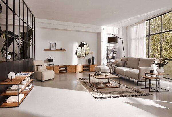 Polica u dekoru hrasta u prirodnoj boji Abilen - Kave Home