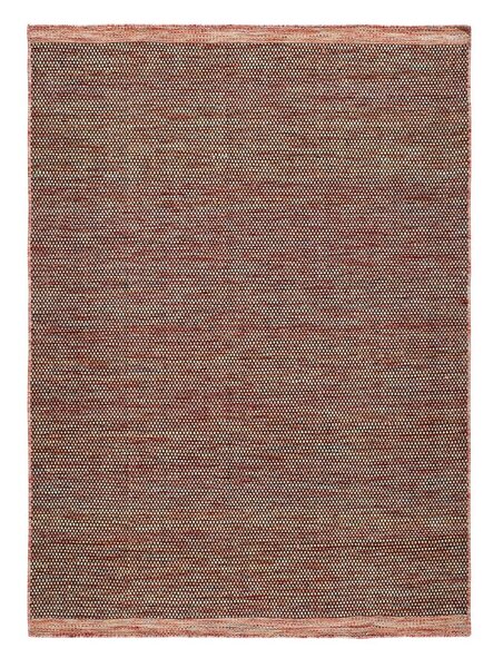 Crveni vuneni tepih Universal Kiran Liso, 60 x 110 cm