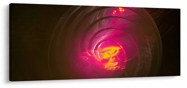 Slika - spiralna apstrakcija (120x50 cm)