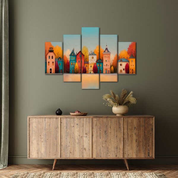 Slika - Jesensko selo (150x105 cm)