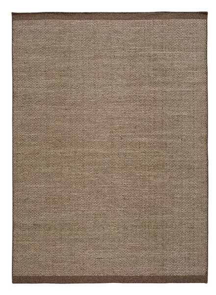 Tepih od smeđe vune Universal Kiran Liso, 80 x 150 cm