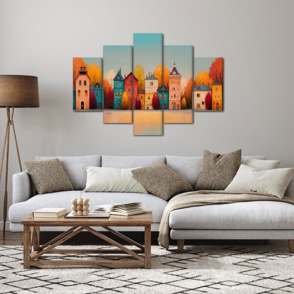 Slika - Jesensko selo (150x105 cm)
