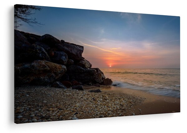 Slika zalaska sunca na plaži (90x60 cm)