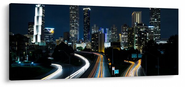 Slika noćne metropole (120x50 cm)