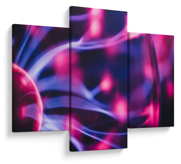 Apstraktna ljubičasta slika (90x60 cm)