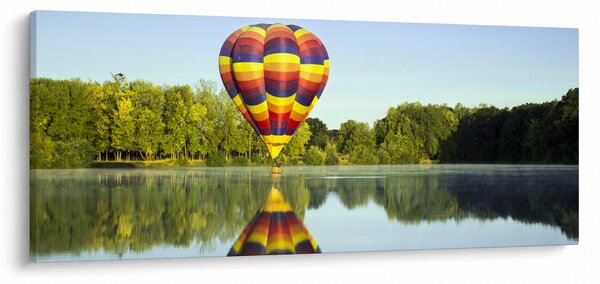Slika balona na jezeru (120x50 cm)