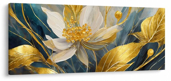 Slika - Slikanje zlatnog cvijeća (120x50 cm)