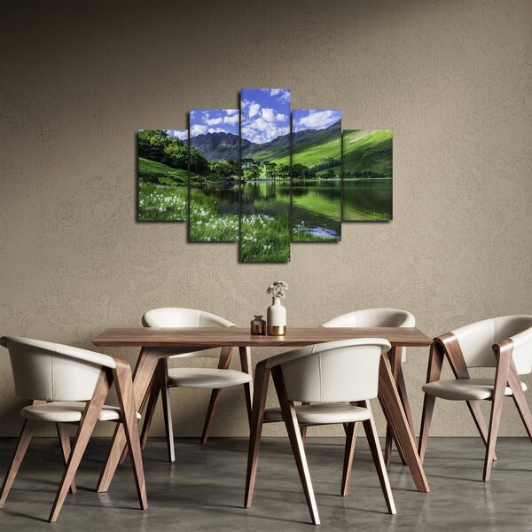 Slika - Krajolik s jezerom (150x105 cm)