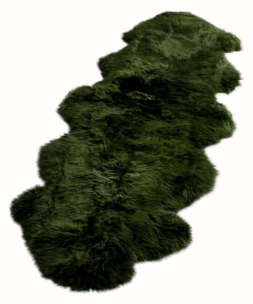 Zelena ovčja koža Native Natural Double, 60 x 240 cm