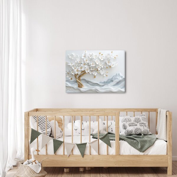 Slika – 3D elegantno drvo života (70x50 cm)