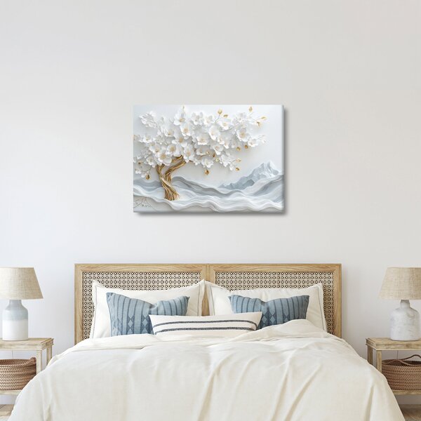 Slika – 3D elegantno drvo života (70x50 cm)