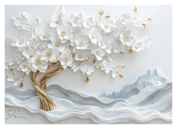 Slika – 3D elegantno drvo života (70x50 cm)