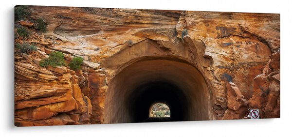 Slika - tunel u stijeni (120x50 cm)