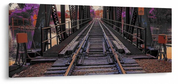 Slika željezničkog mosta (120x50 cm)