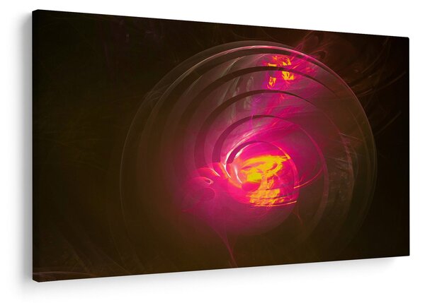 Slika - spiralna apstrakcija (90x60 cm)
