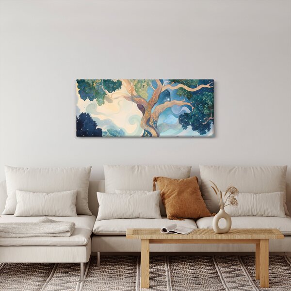Slika – Svemirsko drvo (120x50 cm)