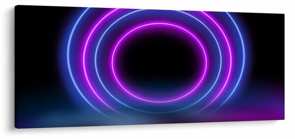 Slika obojenih krugova (120x50 cm)