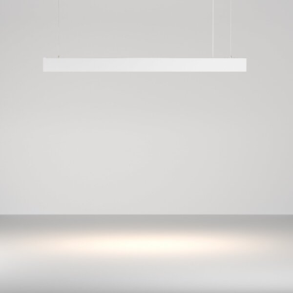 Maytoni LED postolje za viseću svjetiljku, bijelo, CCT, duljina 112,5 cm, prigušiva, Bijela, Dnevni boravak/blagovaonica, Aluminij