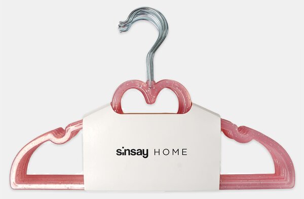 Sinsay - Vješalice s motivom srca 10 pack