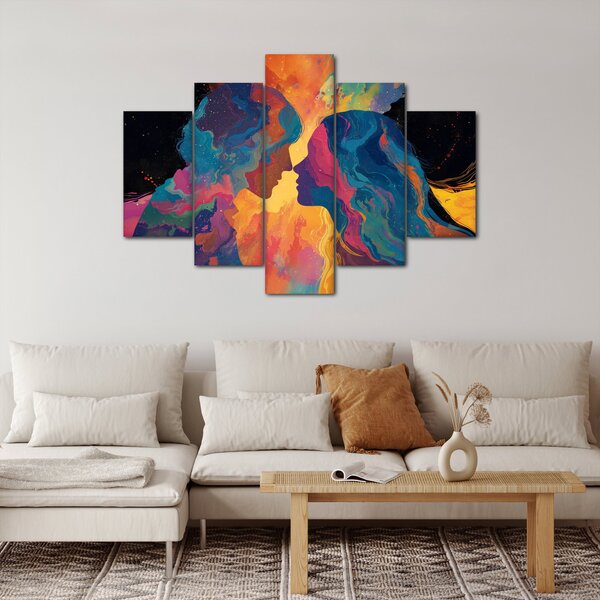 Slika - Kozmička ljubav (150x105 cm)