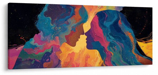 Slika - Kozmička ljubav (120x50 cm)