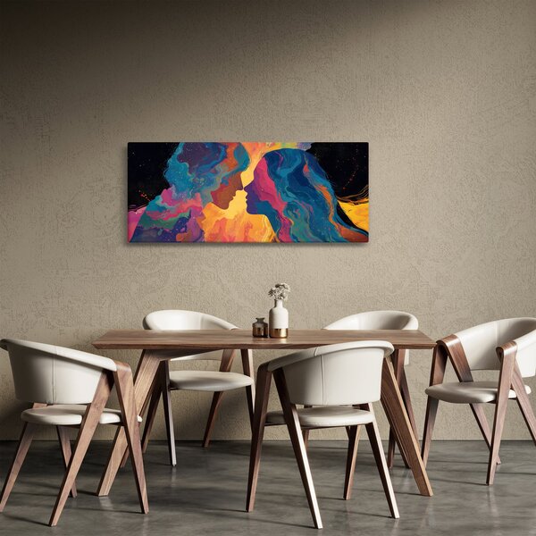 Slika - Kozmička ljubav (120x50 cm)