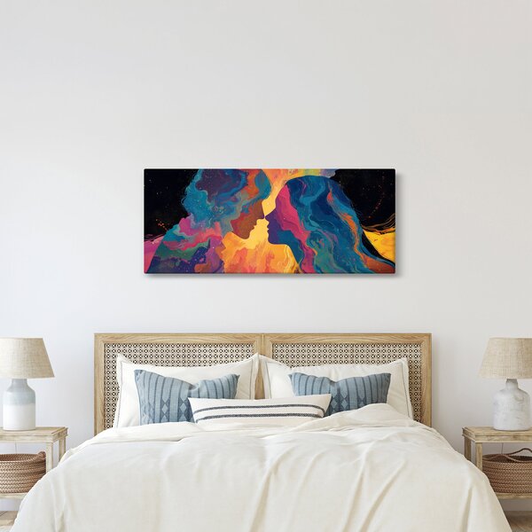 Slika - Kozmička ljubav (120x50 cm)
