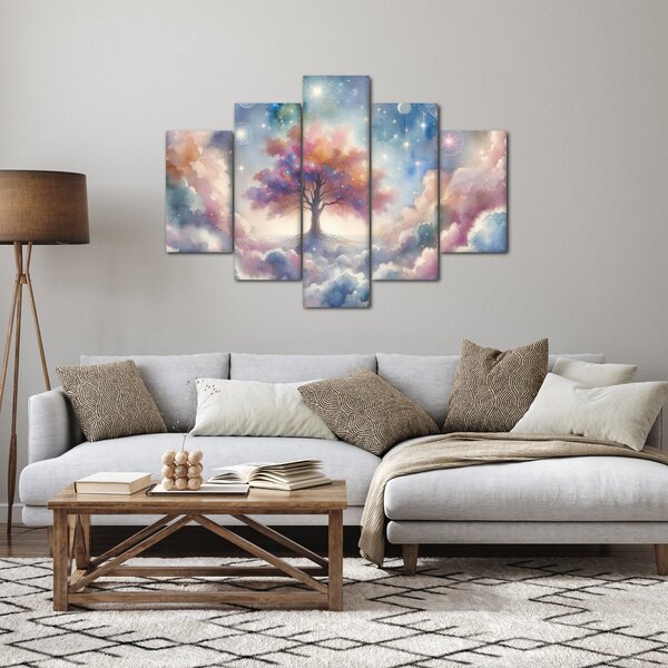 Slika – Drvo života u oblacima (150x105 cm)