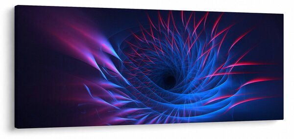 Slika - apstrakcija cvijeta (120x50 cm)