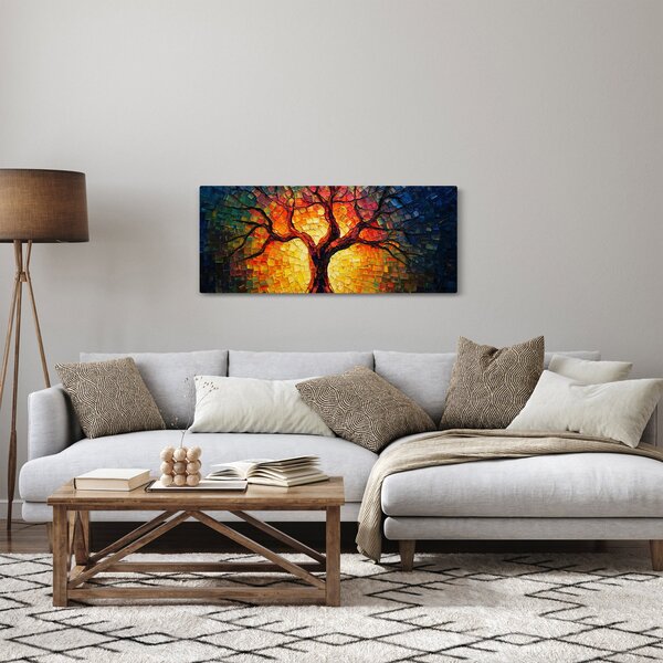 Slika - Stablo života u mozaiku (120x50 cm)