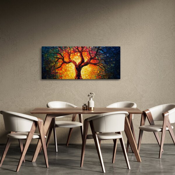 Slika - Stablo života u mozaiku (120x50 cm)