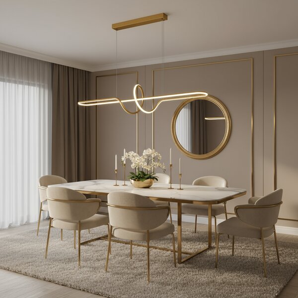 LED svijetiljka LHJ038-CP BRUSH GOLD