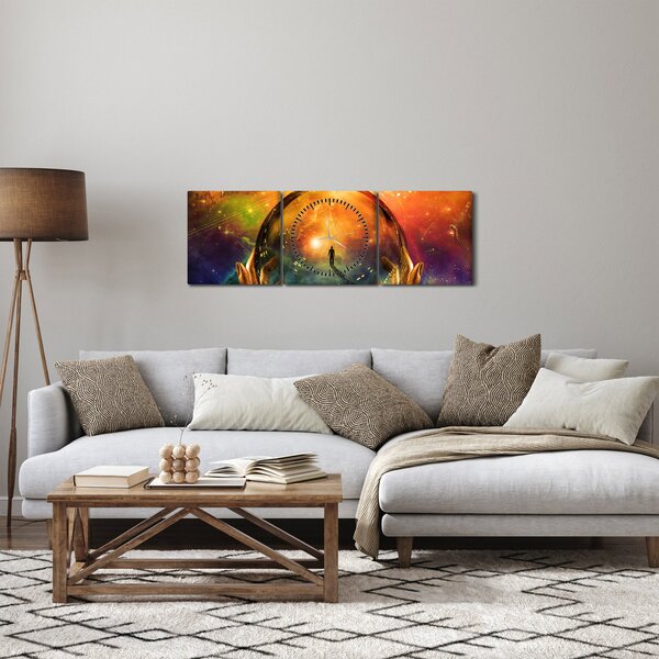 Slika - Vedeževanje (sa satom) (90x30 cm)