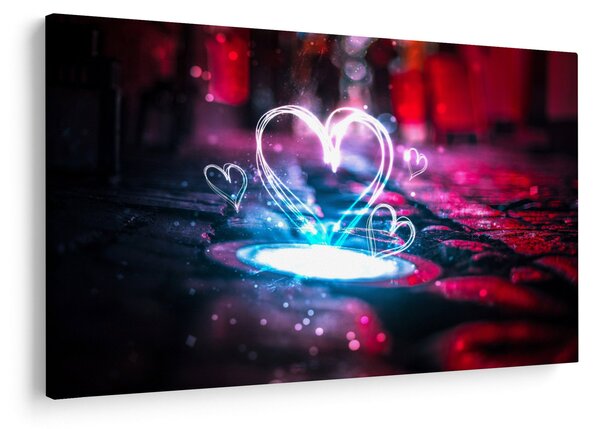 Slika svijetlećeg srca (90x60 cm)