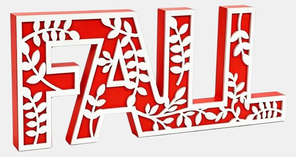 Sinsay - Samostojeća dekoracija u obliku natpisa Fall
