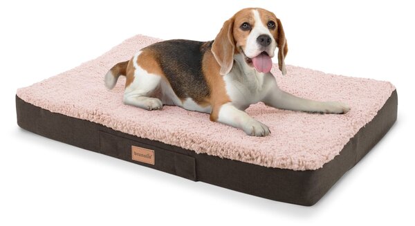 Brunolie Balu, podloga za psa, jastuk za psa, perivi, ortopedski, protuklizni, prozračna memorijska pjena, veličina M (79 × 8 × 60 cm)