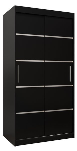 Ormar za garderobu 100 cm Verika 1 100 (crna)