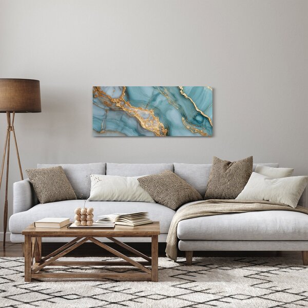 Slika - Tirkizni mramor (120x50 cm)